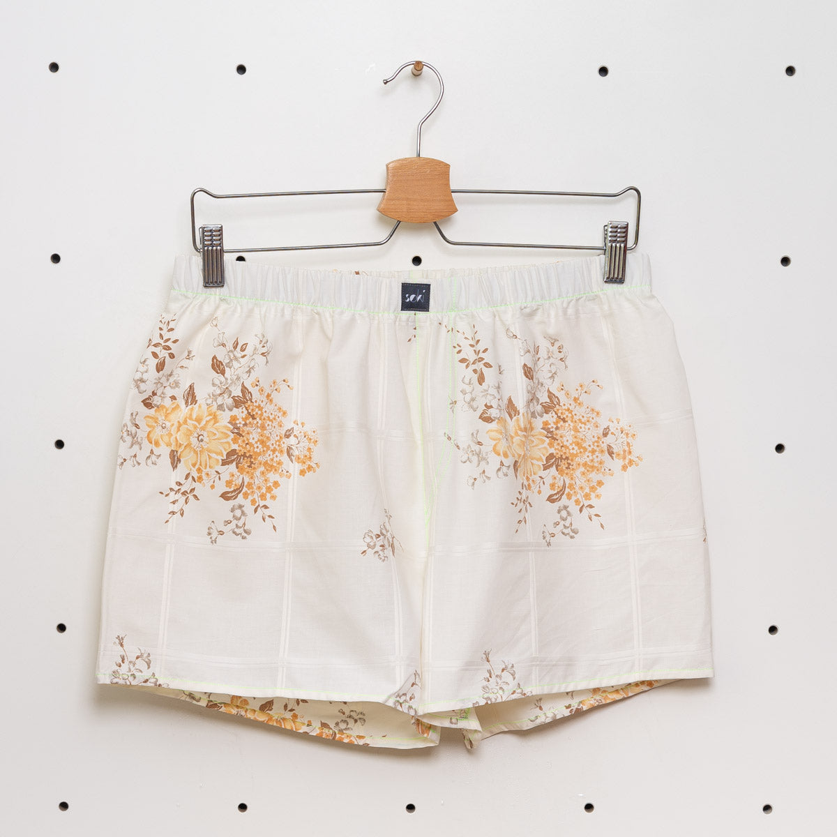 soki Upcycling Boxershorts aus Baumwoll-Bettwäsche