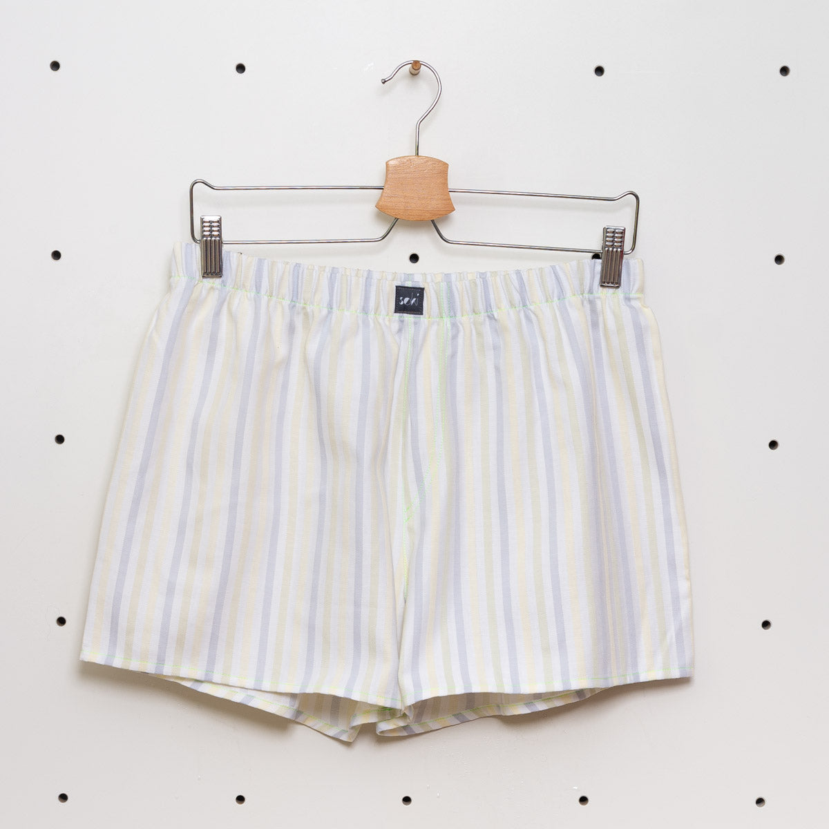 soki Upcycling Boxershorts aus Baumwoll-Bettwäsche