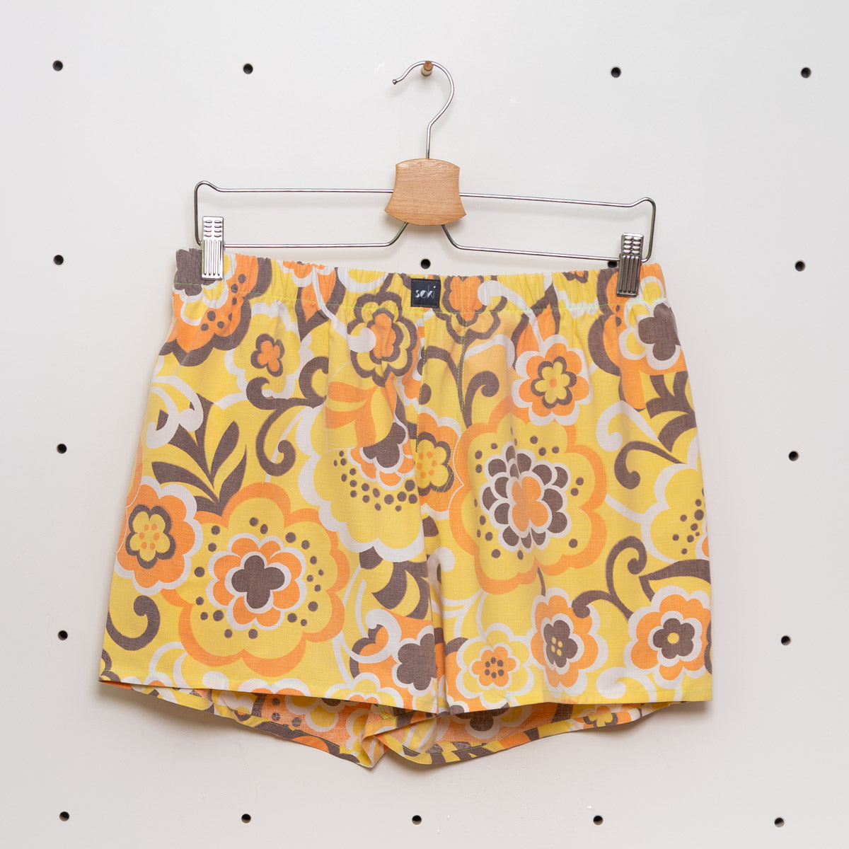 soki Upcycling Boxershorts aus Baumwoll-Bettwäsche