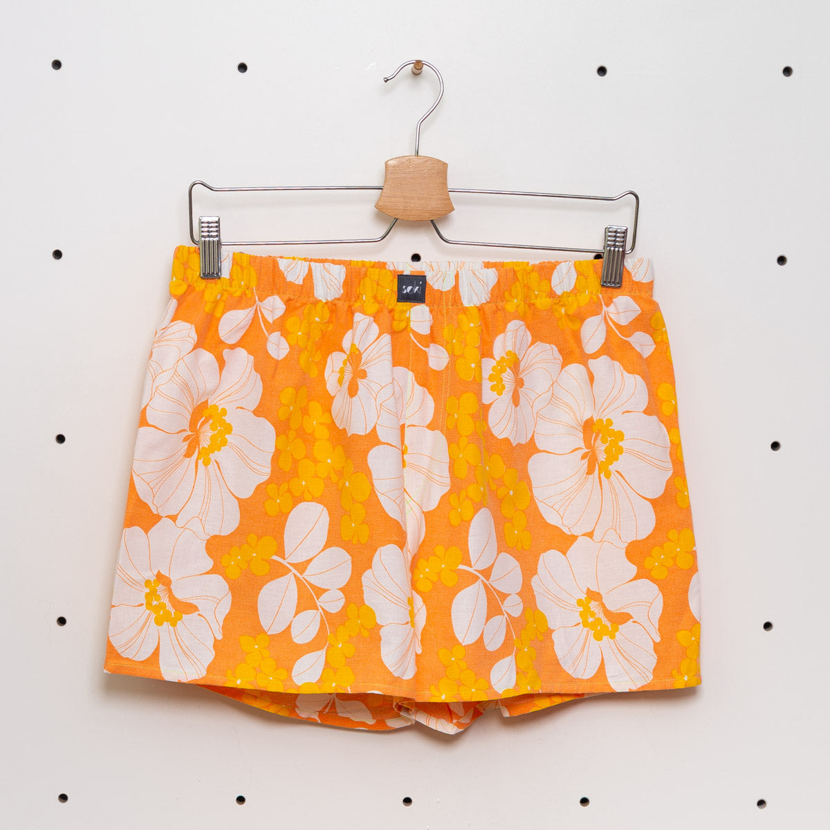 soki Upcycling Boxershorts aus Baumwoll-Bettwäsche