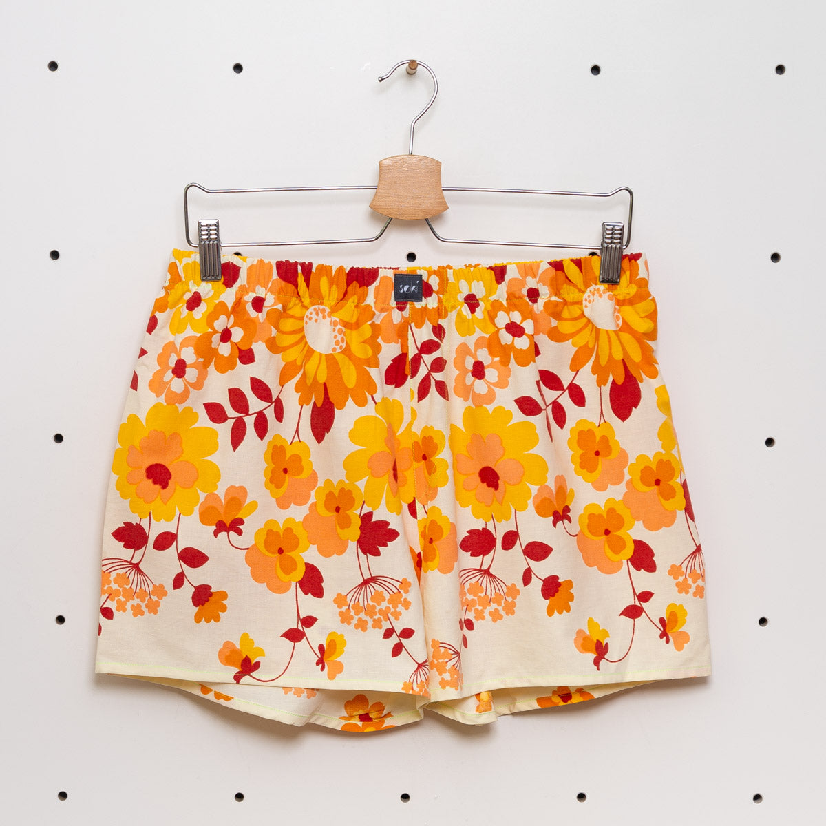 soki Upcycling Boxershorts aus Baumwoll-Bettwäsche