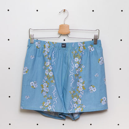 soki Upcycling Boxershorts aus Baumwoll-Bettwäsche