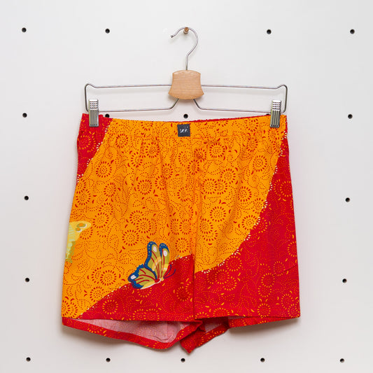 soki Upcycling Boxershorts aus Baumwoll-Bettwäsche