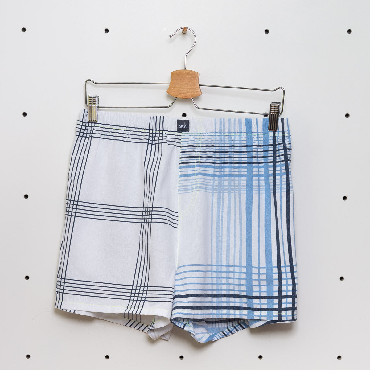 soki Upcycling Boxershorts aus Baumwoll-Bettwäsche
