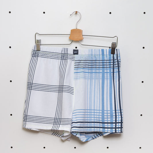 soki Upcycling Boxershorts aus Baumwoll-Bettwäsche