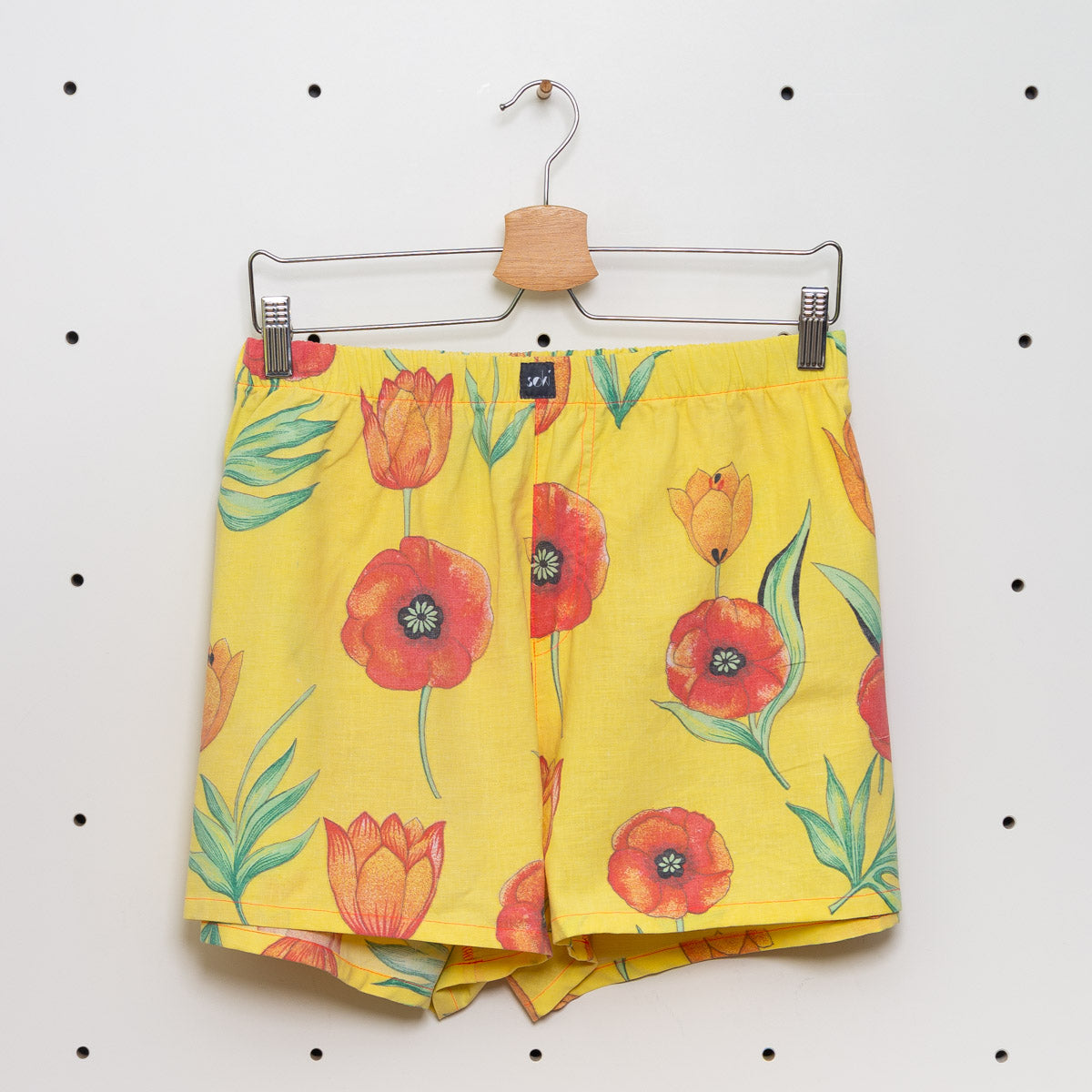 soki Upcycling Boxershorts aus Baumwoll-Bettwäsche