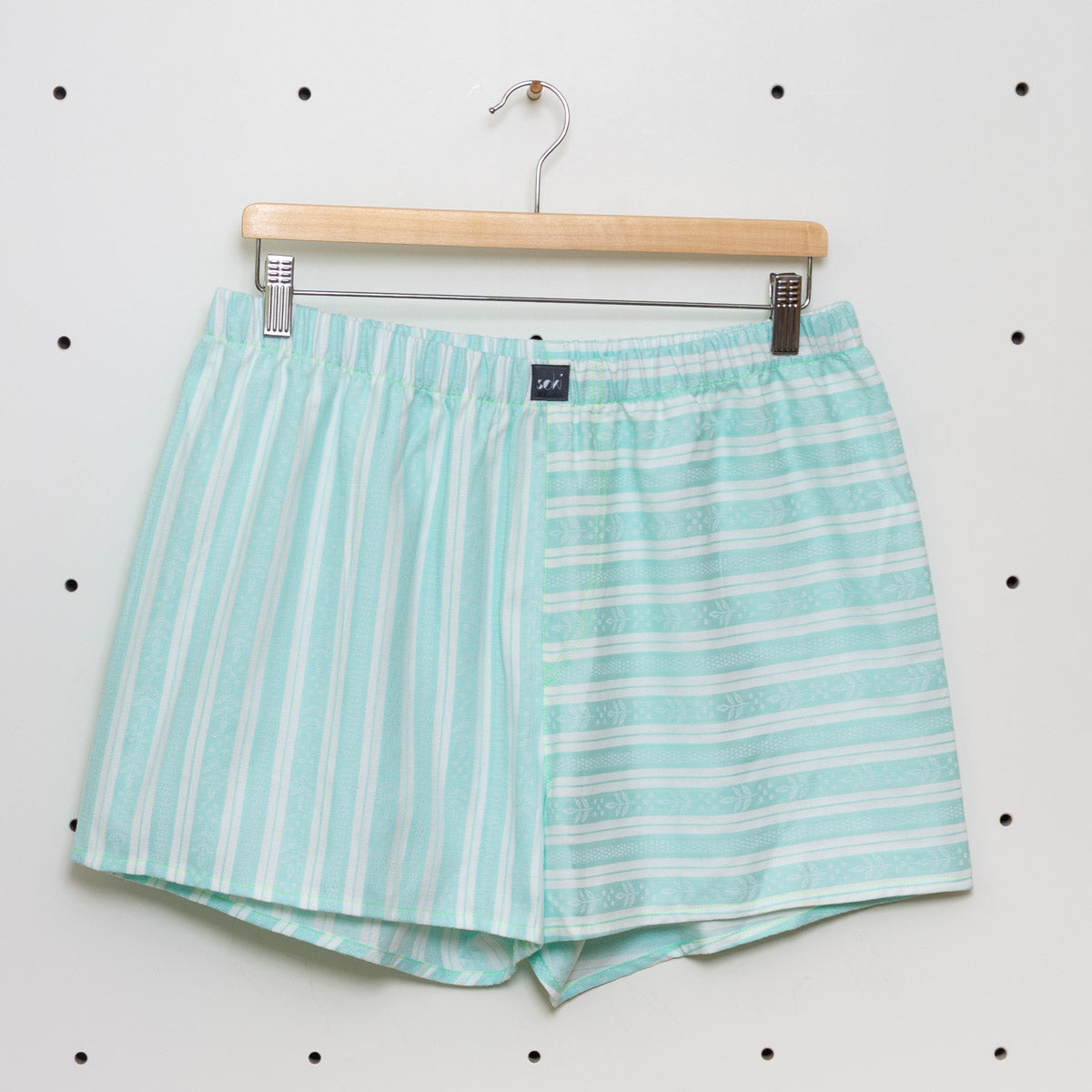soki Upcycling Boxershorts aus Baumwoll-Bettwäsche