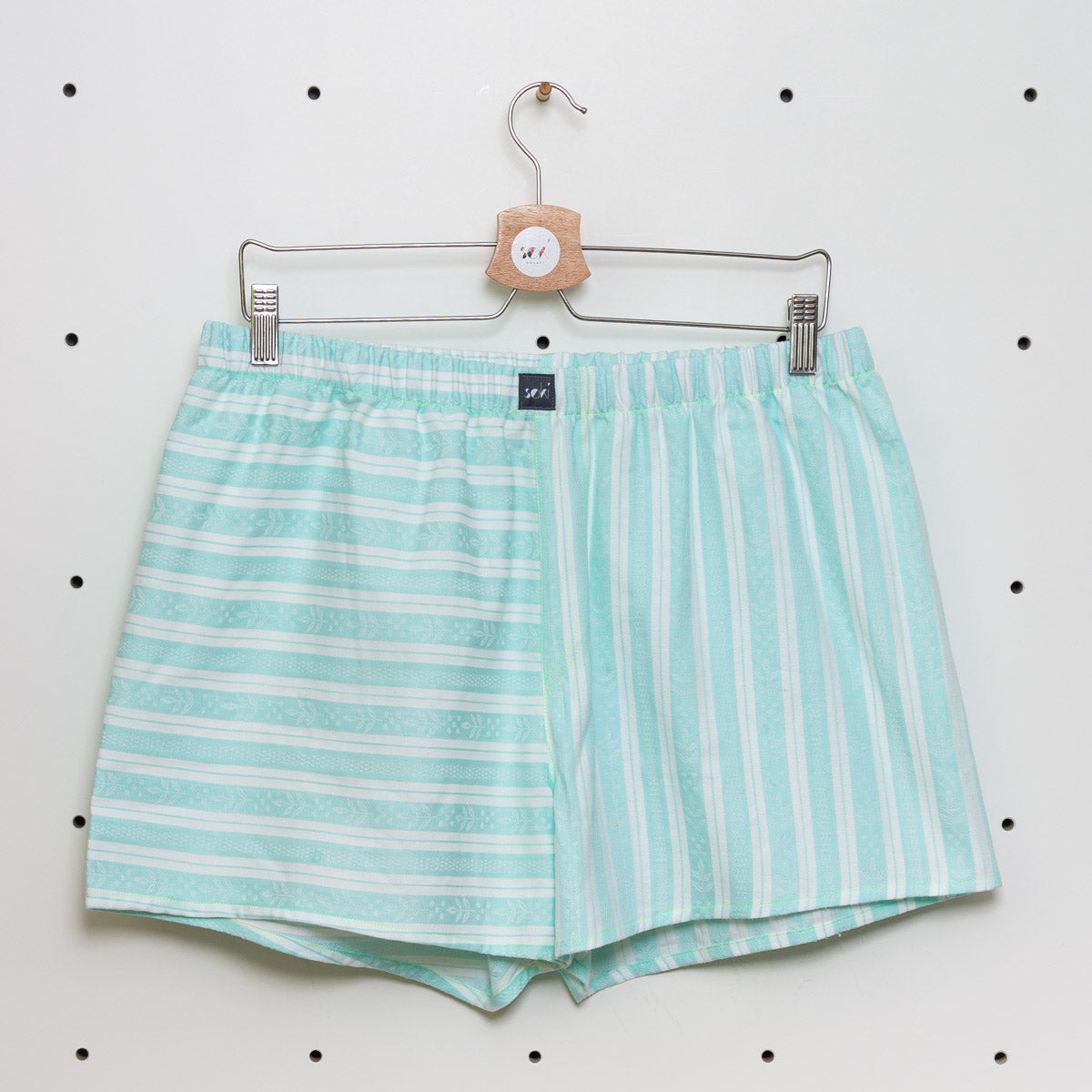 soki Upcycling Boxershorts aus Baumwoll-Bettwäsche