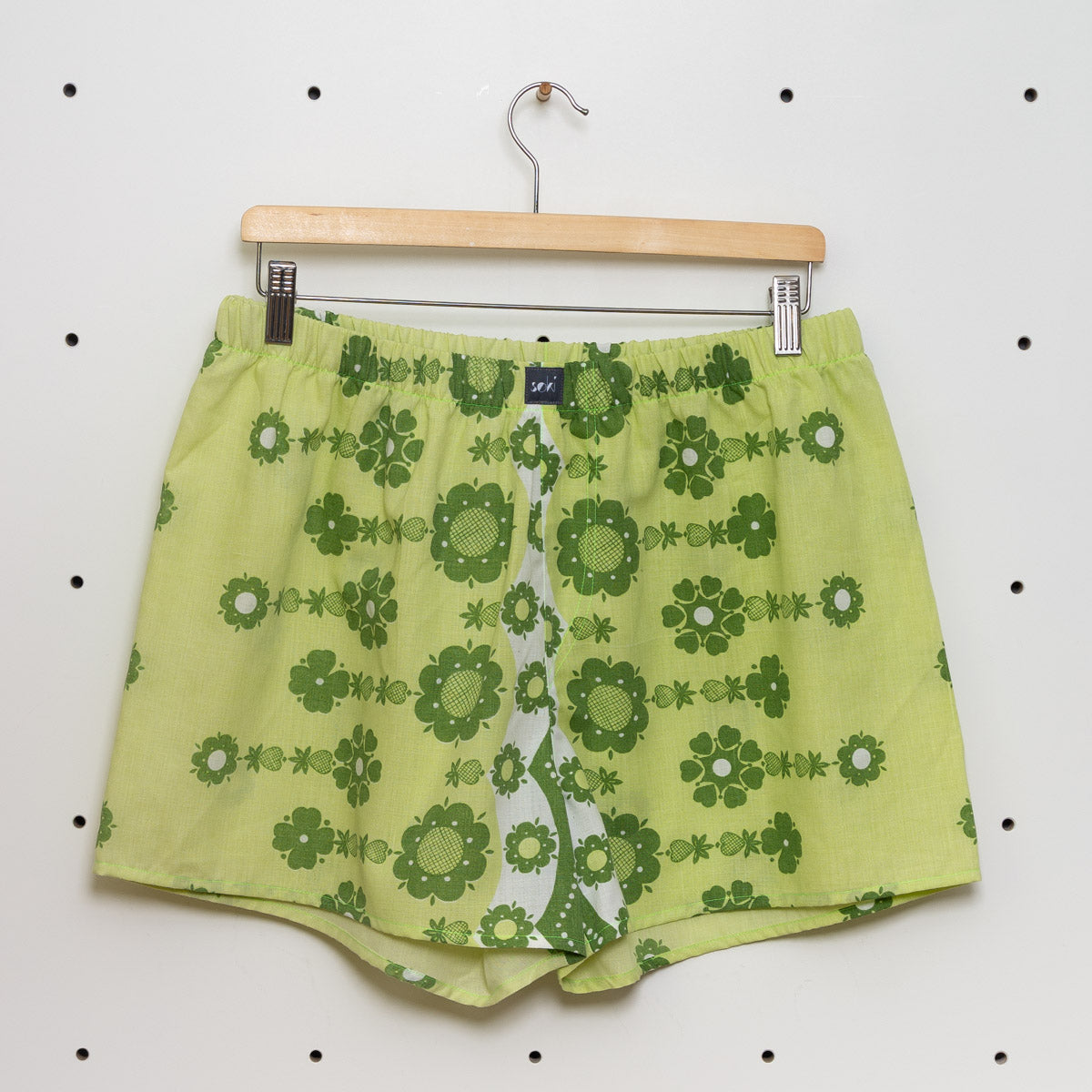 soki Upcycling Boxershorts aus Baumwoll-Bettwäsche