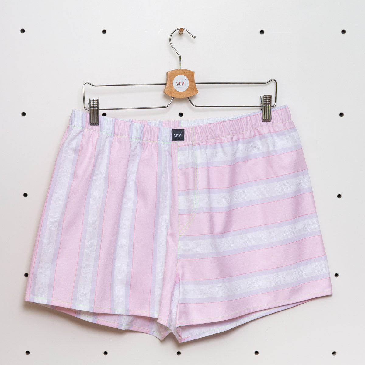 soki Upcycling Boxershorts aus Baumwoll-Bettwäsche