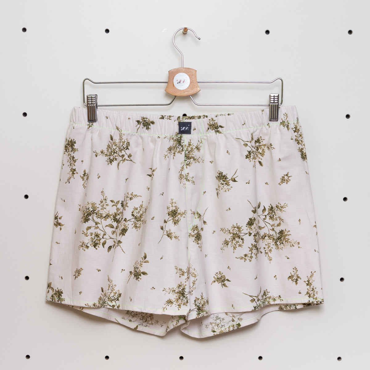 soki Upcycling Boxershorts aus Baumwoll-Bettwäsche