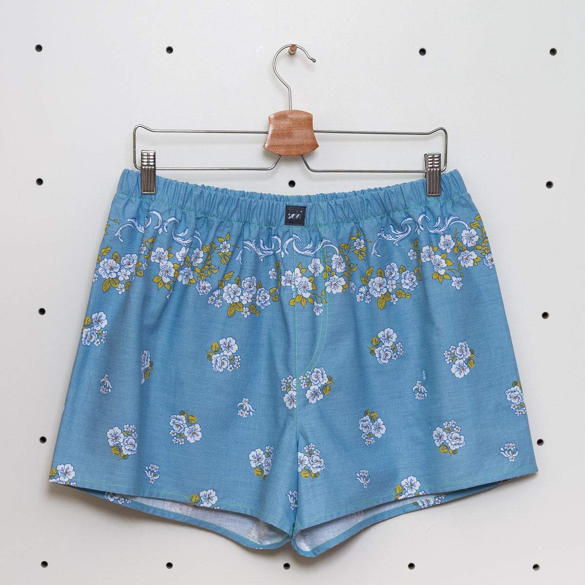 soki Upcycling Boxershorts aus Baumwoll-Bettwäsche