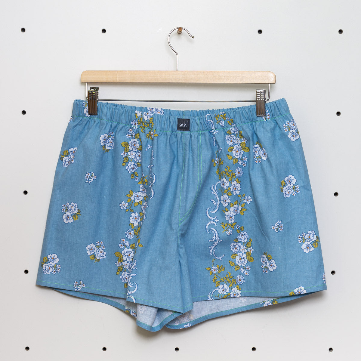 soki Upcycling Boxershorts aus Baumwoll-Bettwäsche
