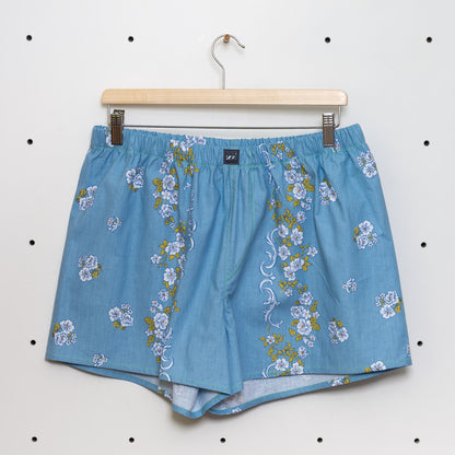 soki Upcycling Boxershorts aus Baumwoll-Bettwäsche