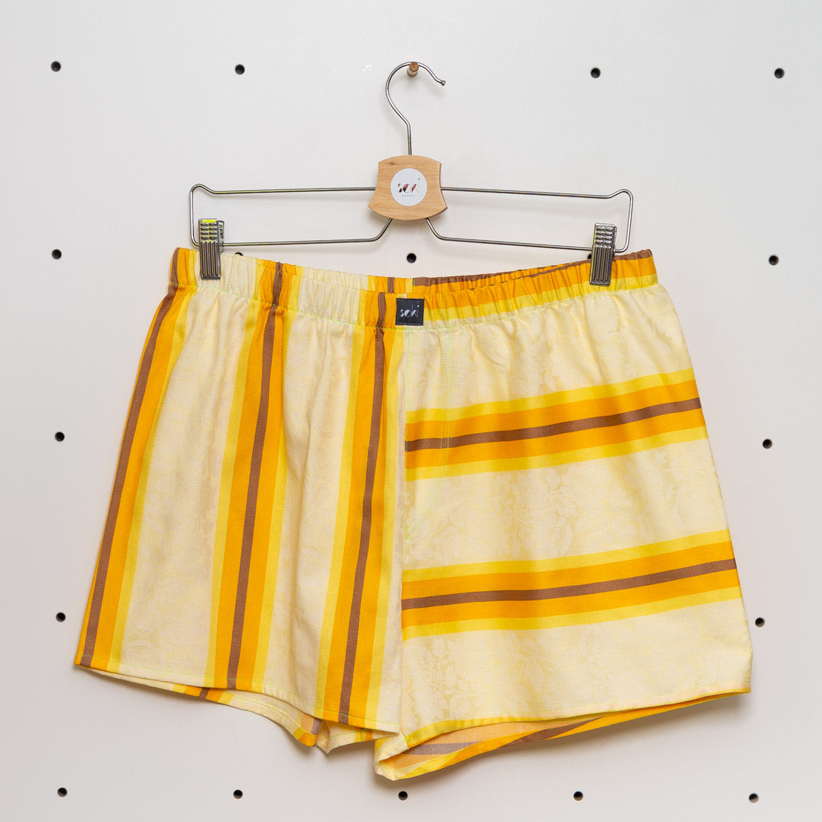 soki Upcycling Boxershorts aus Baumwoll-Bettwäsche