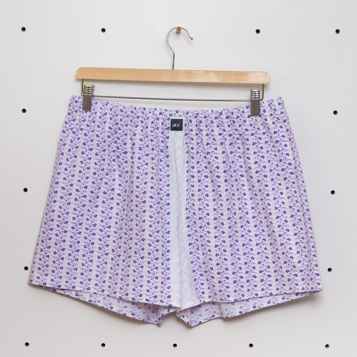 soki Upcycling Boxershorts aus Baumwoll-Bettwäsche