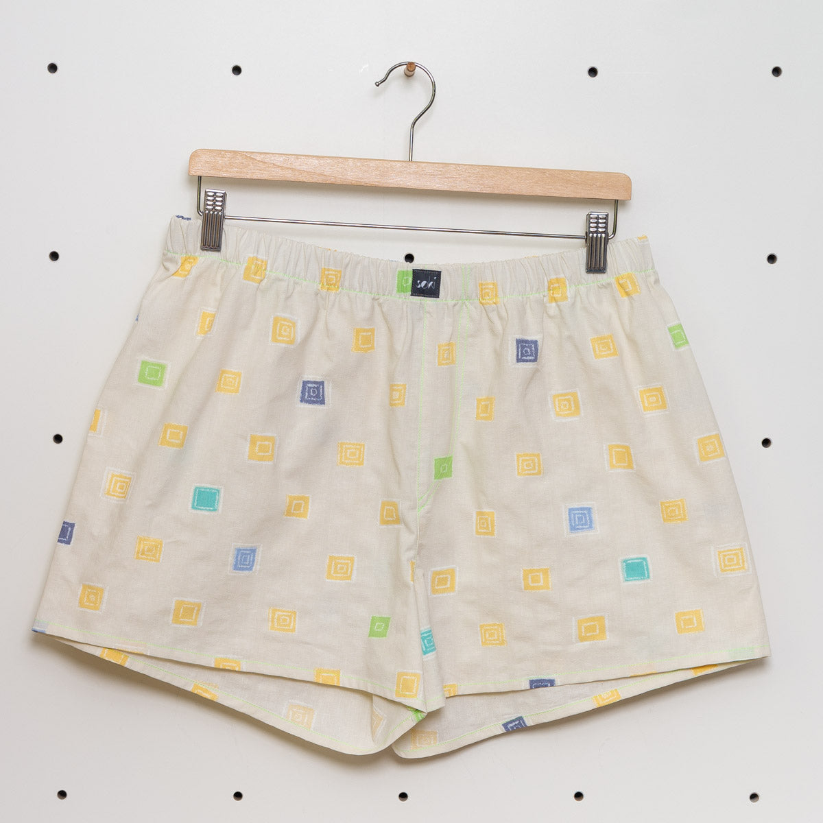 soki Upcycling Boxershorts aus Baumwoll-Bettwäsche