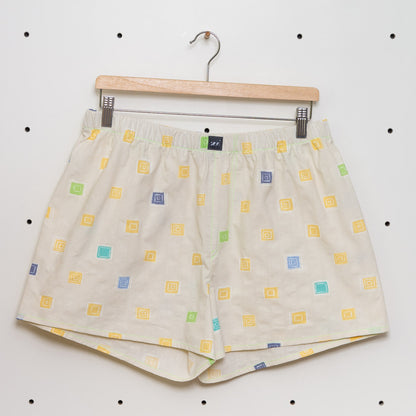soki Upcycling Boxershorts aus Baumwoll-Bettwäsche