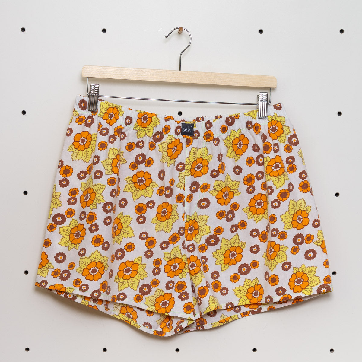 soki Upcycling Boxershorts aus Baumwoll-Bettwäsche