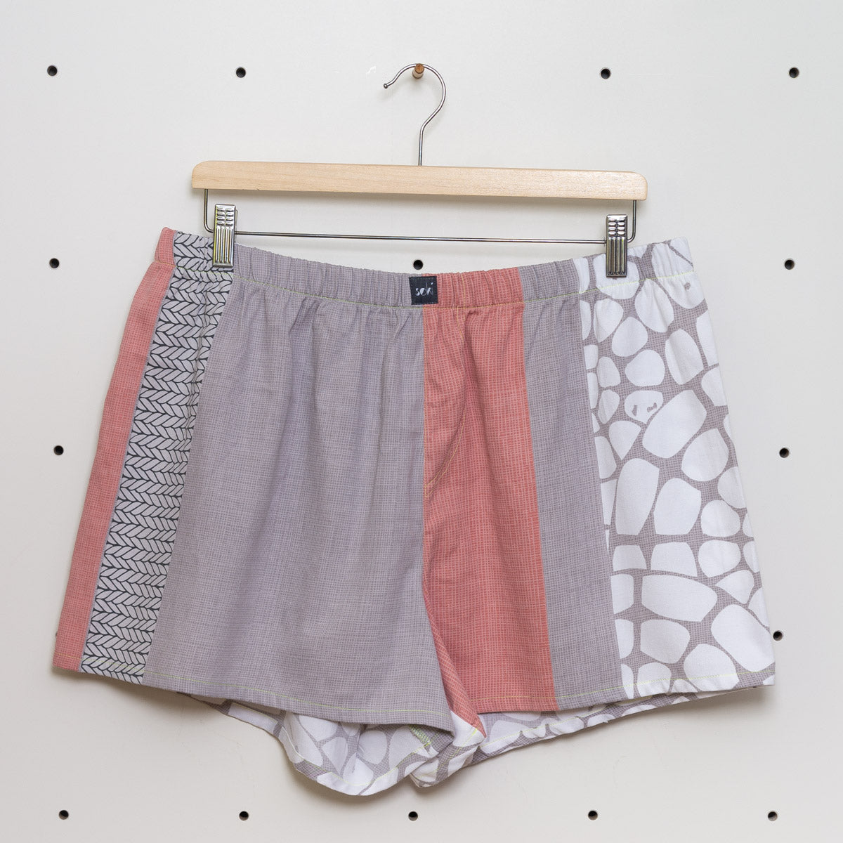 soki Upcycling Boxershorts aus Baumwoll-Bettwäsche