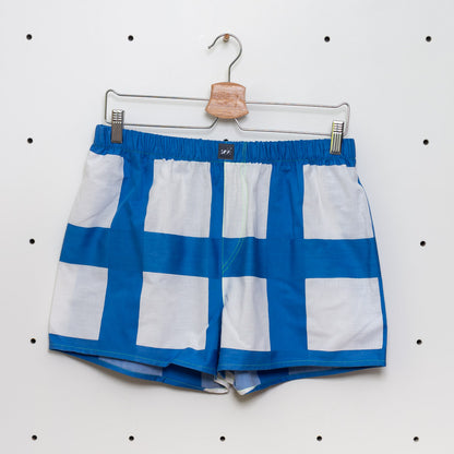 soki Upcycling Boxershorts aus Baumwoll-Bettwäsche