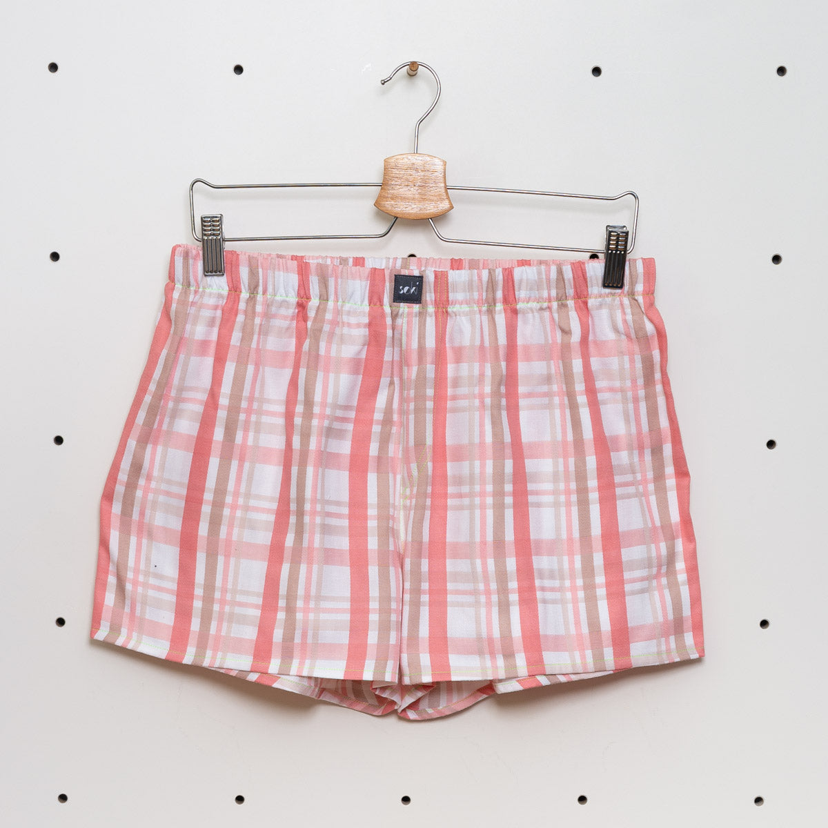 soki Upcycling Boxershorts aus Baumwoll-Bettwäsche