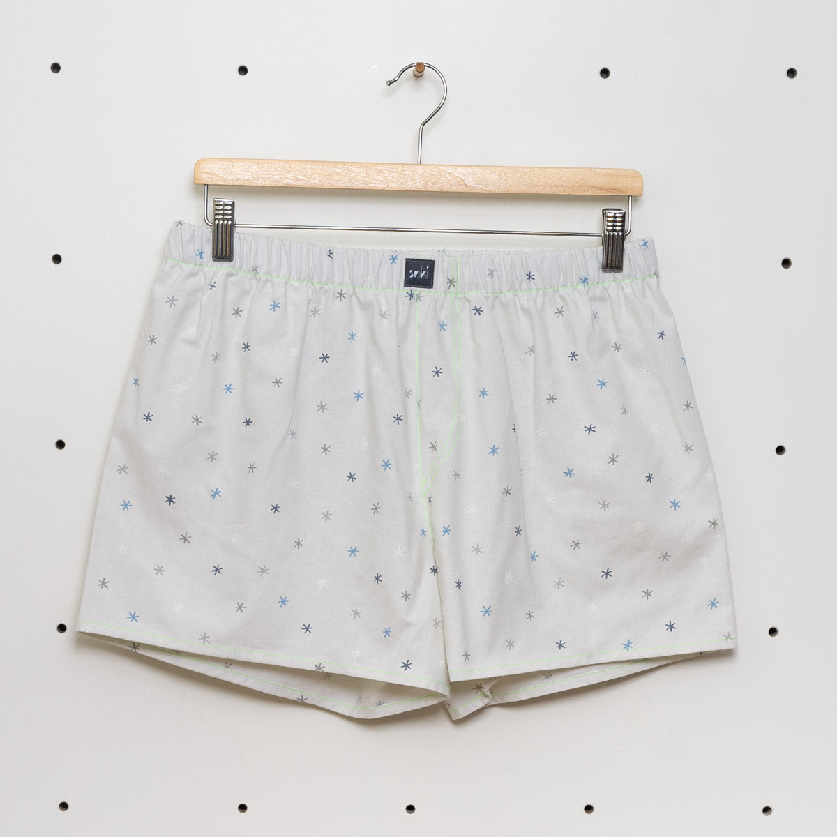 soki Upcycling Boxershorts aus Baumwoll-Bettwäsche