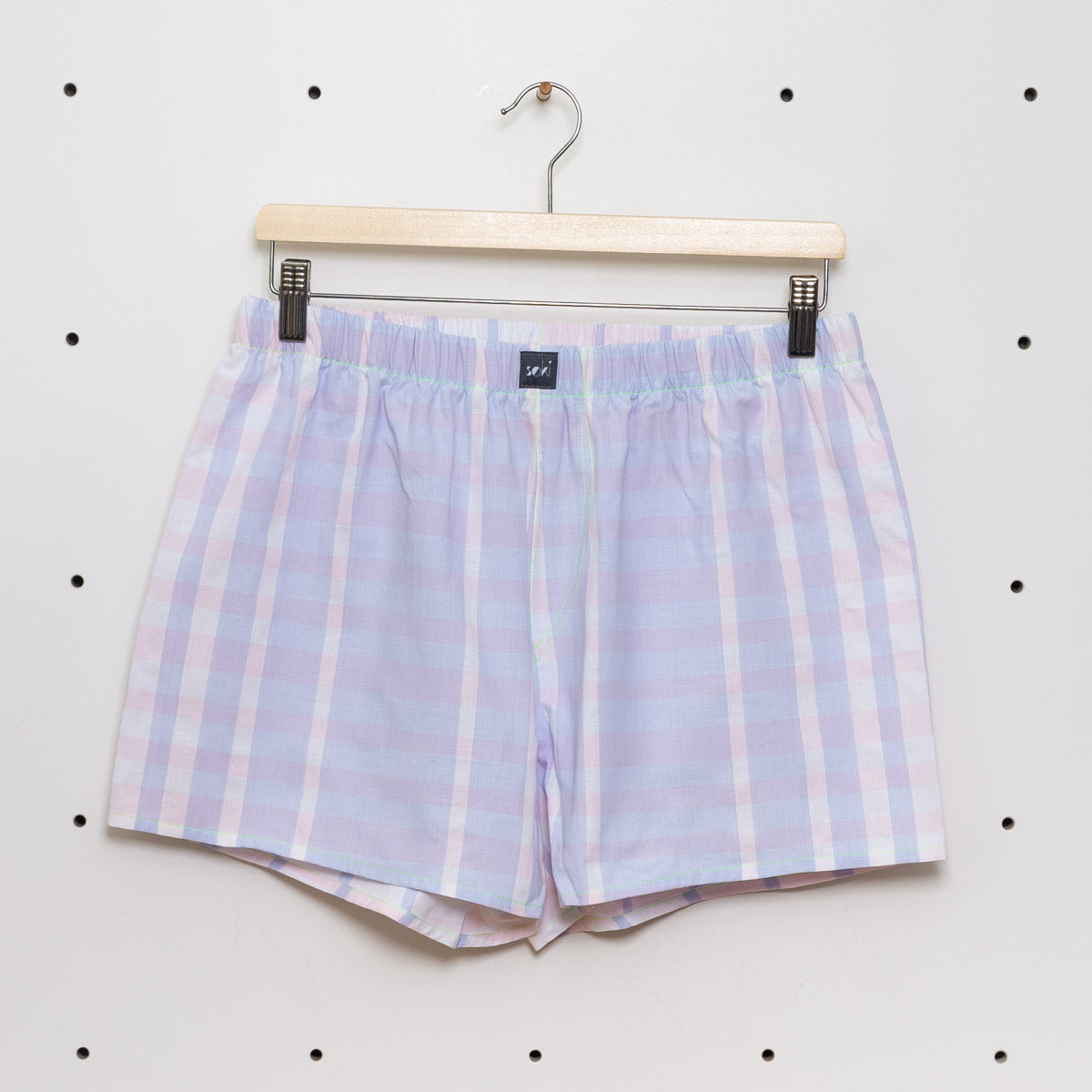 soki Upcycling Boxershorts aus Baumwoll-Bettwäsche