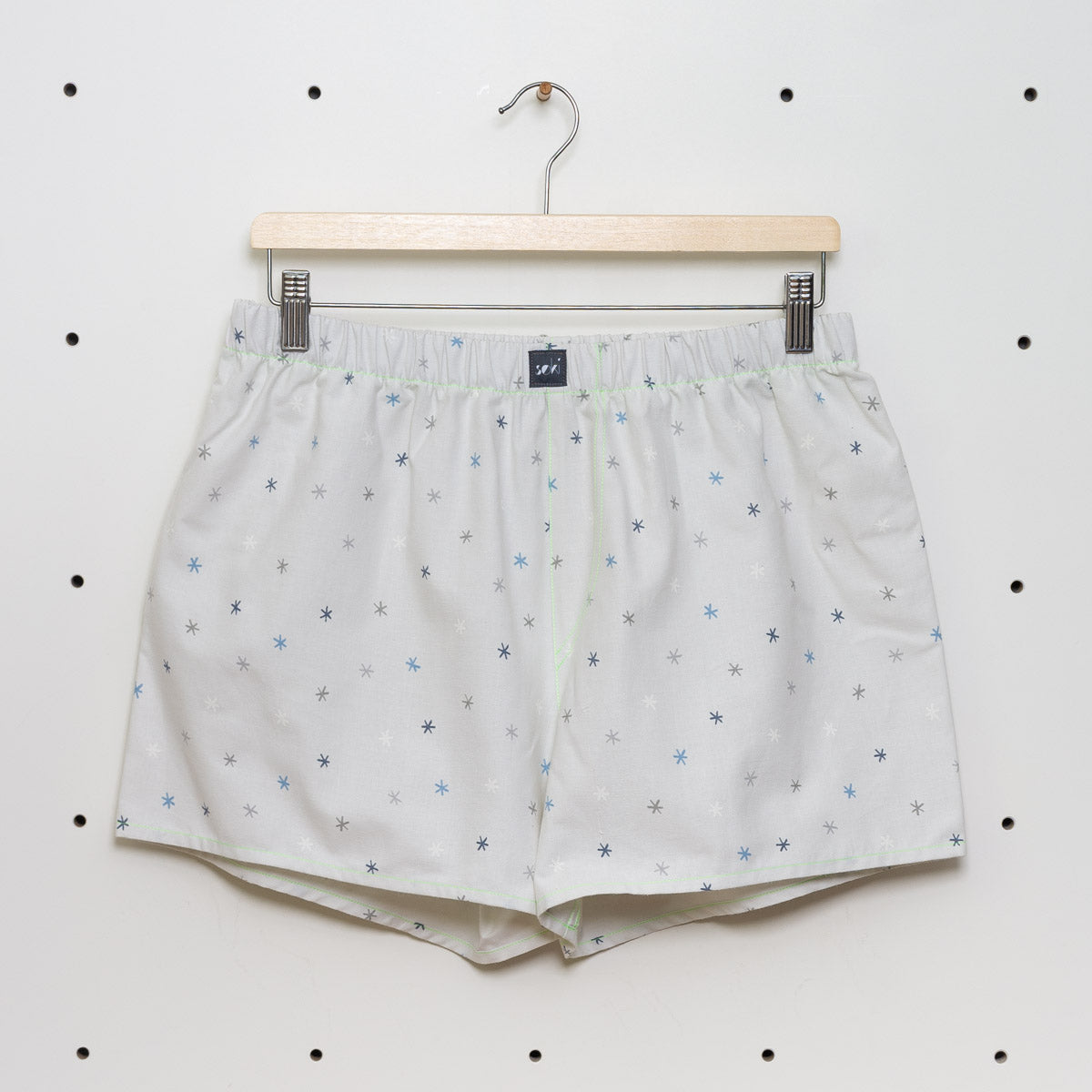 soki Upcycling Boxershorts aus Baumwoll-Bettwäsche