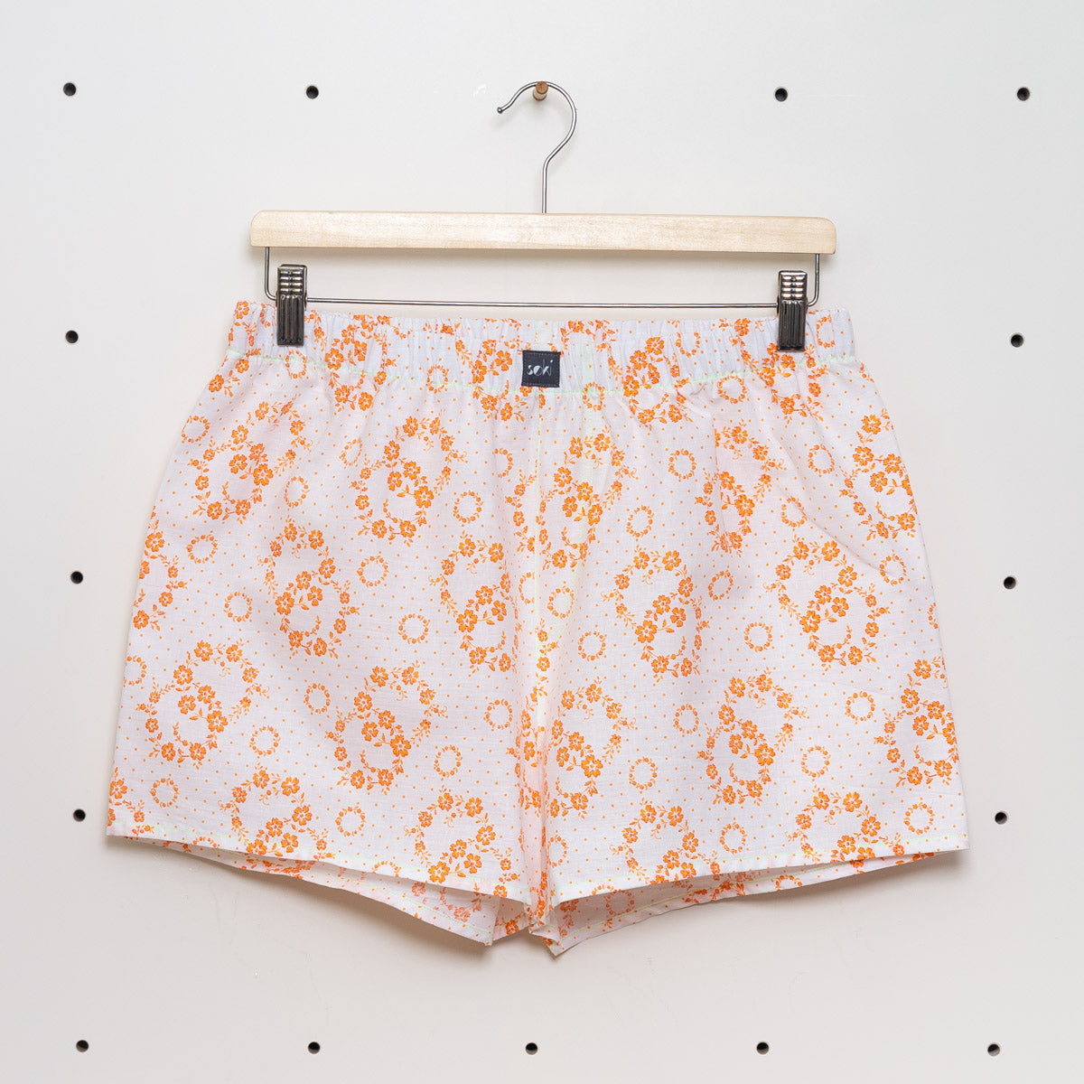 soki Upcycling Boxershorts aus Baumwoll-Bettwäsche