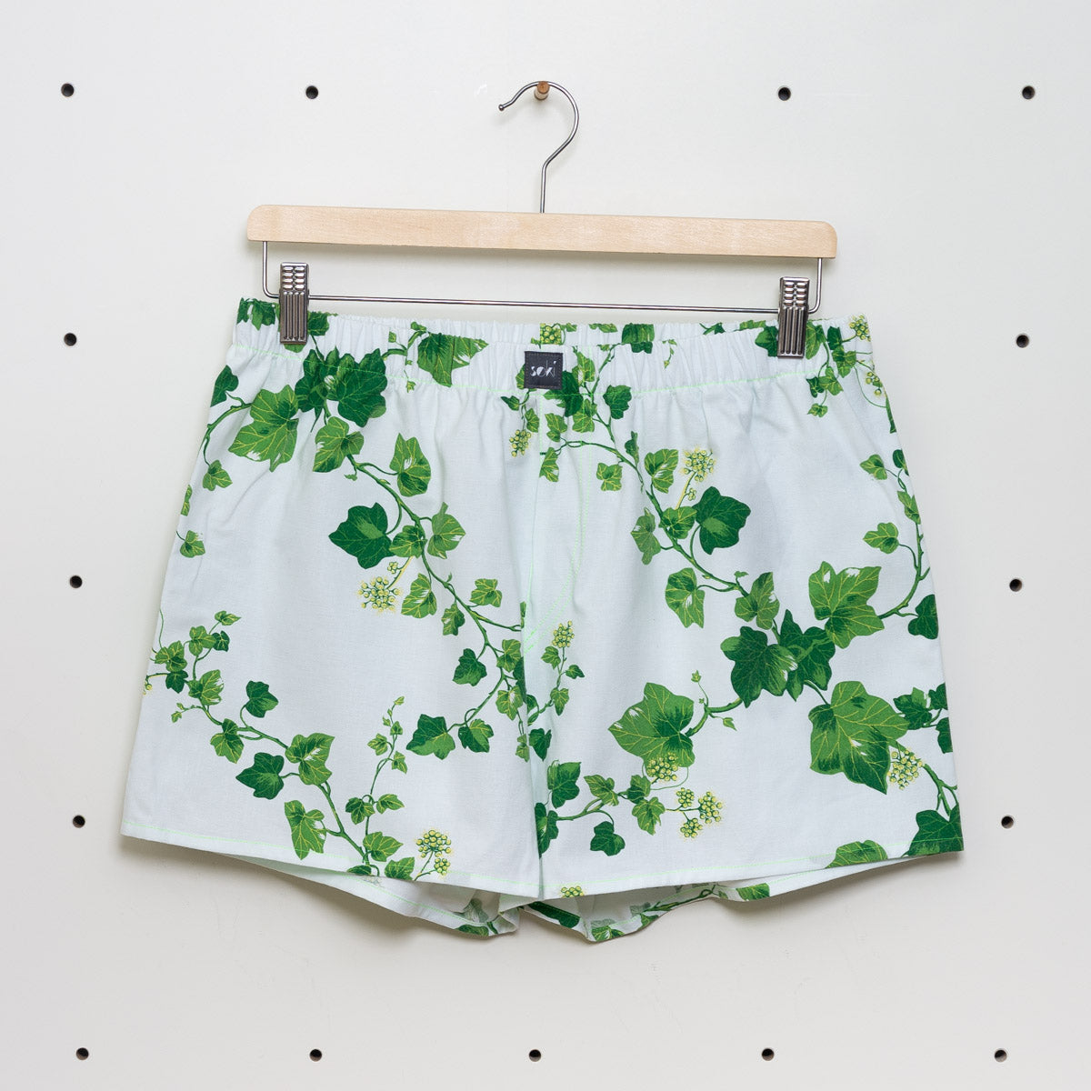 soki Upcycling Boxershorts aus Baumwoll-Bettwäsche