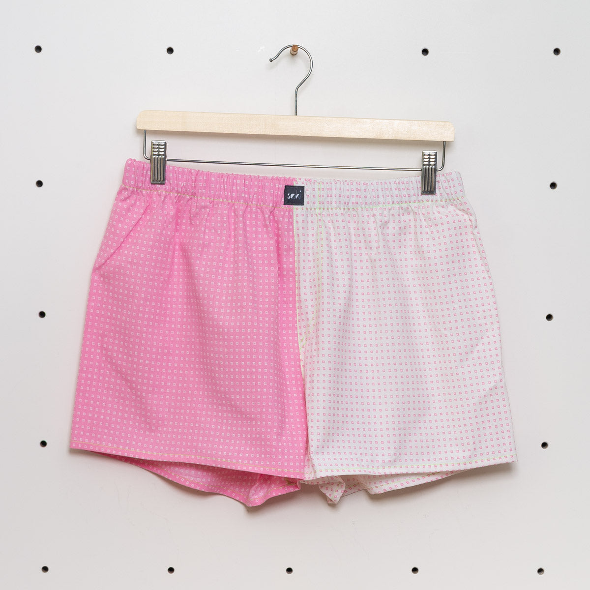 soki Upcycling Boxershorts aus Baumwoll-Bettwäsche
