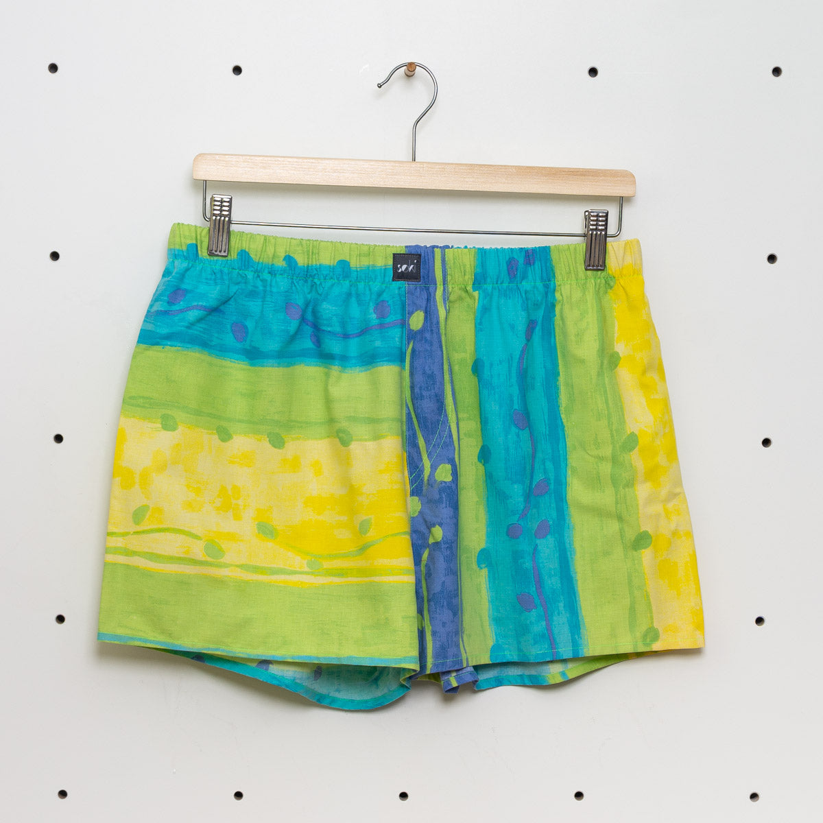 soki Upcycling Boxershorts aus Baumwoll-Bettwäsche