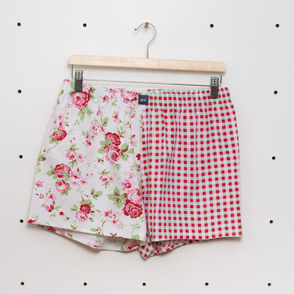 soki Upcycling Boxershorts aus Baumwoll-Bettwäsche