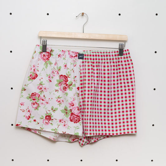 soki Upcycling Boxershorts aus Baumwoll-Bettwäsche