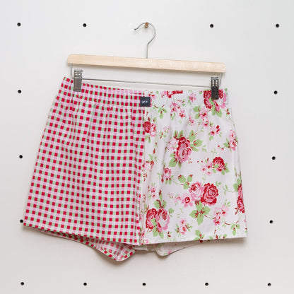 soki Upcycling Boxershorts aus Baumwoll-Bettwäsche