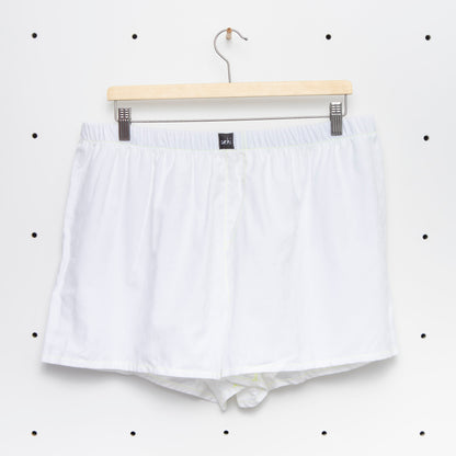 Nachhaltige Surprise Boxershorts aus Omi's alter Bettwäsche WEIß - Made in Germany