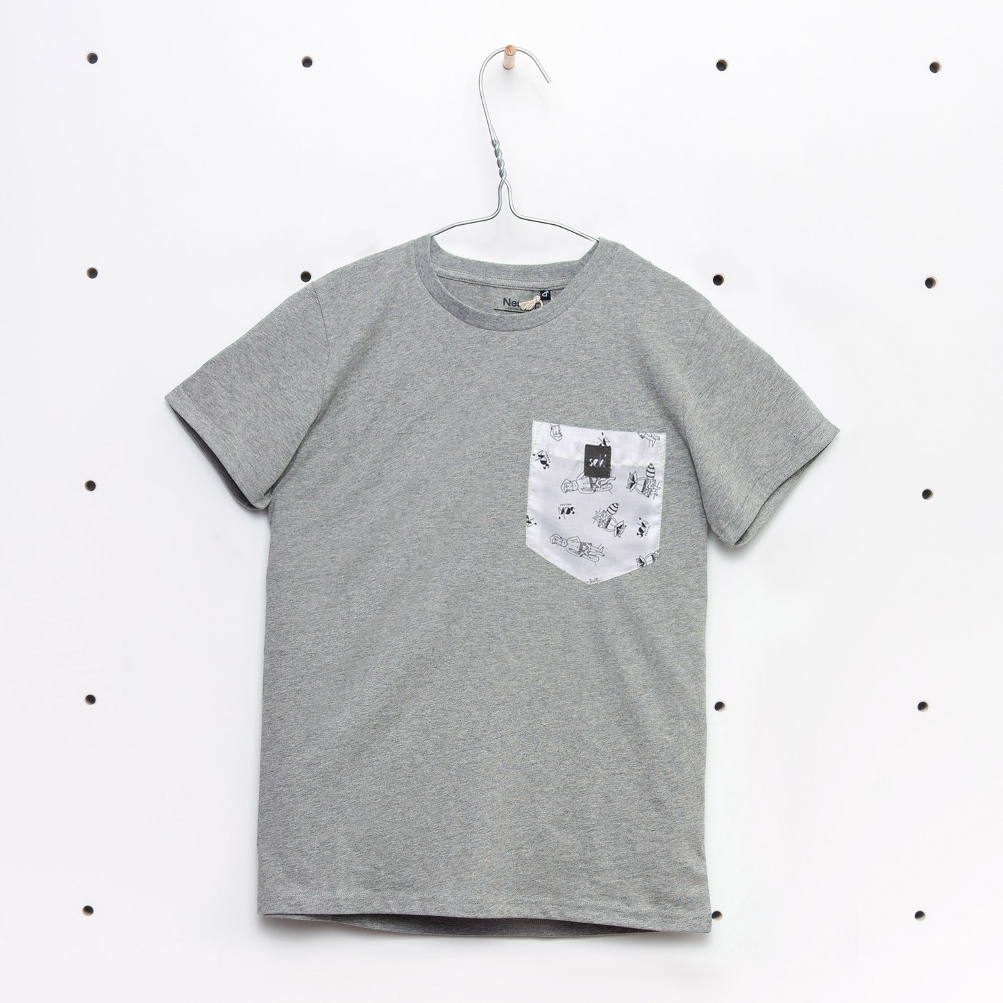 Nachhaltiges KIDS Kassel Edition Pocket T-Shirt - Made in Germany