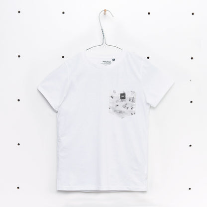 Nachhaltiges KIDS Kassel Edition Pocket T-Shirt - Made in Germany