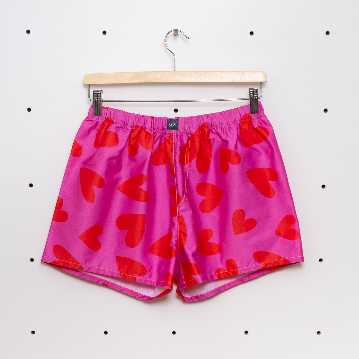 Nachhaltige Boxershorts Love Hearts – Good Vibes Edition