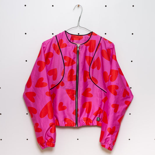 Nachhaltige Blouson Love Hearts – Good Vibes Edition