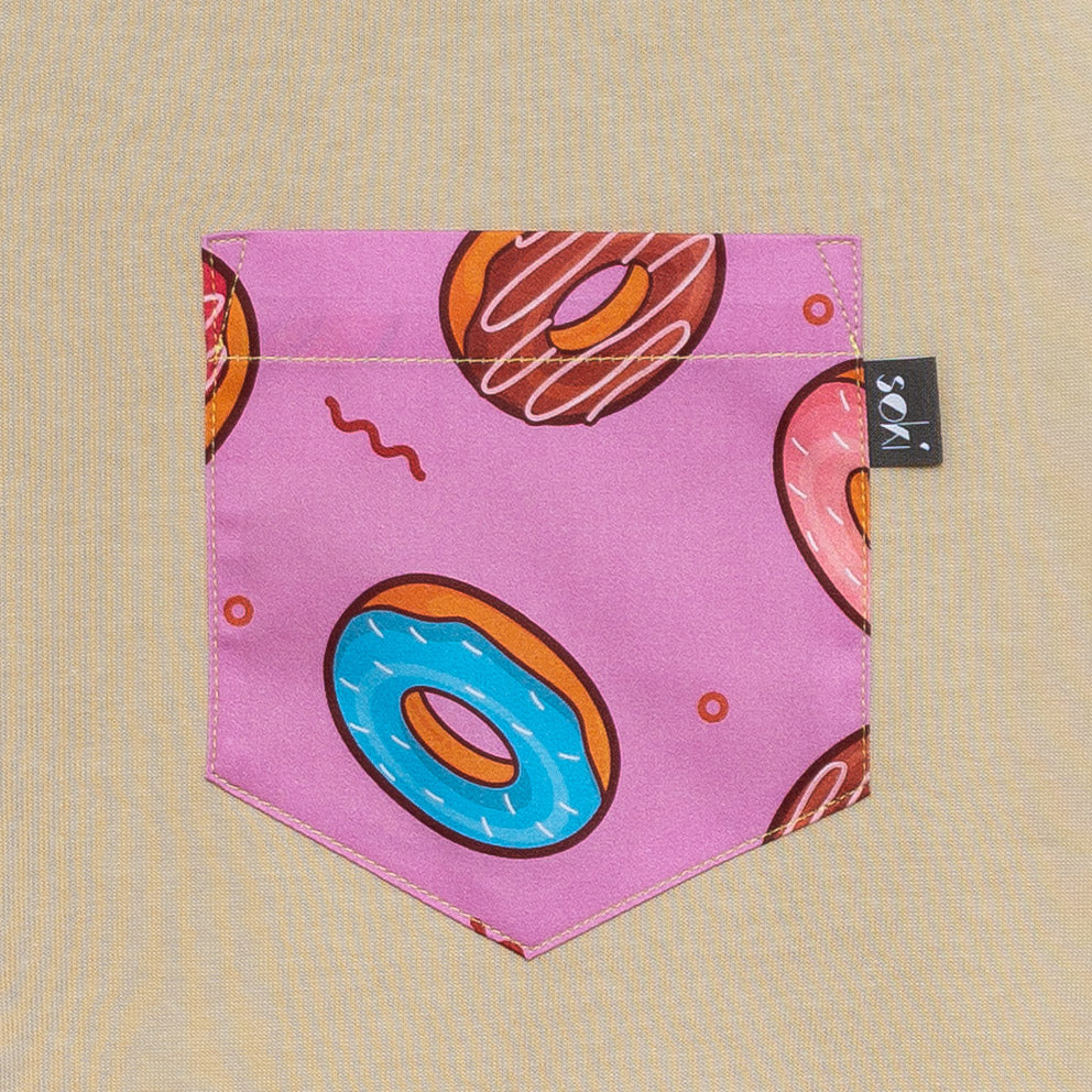 Nachhaltiges SOKI Heavy Shirt Donut Dreams – Good Vibes Edition
