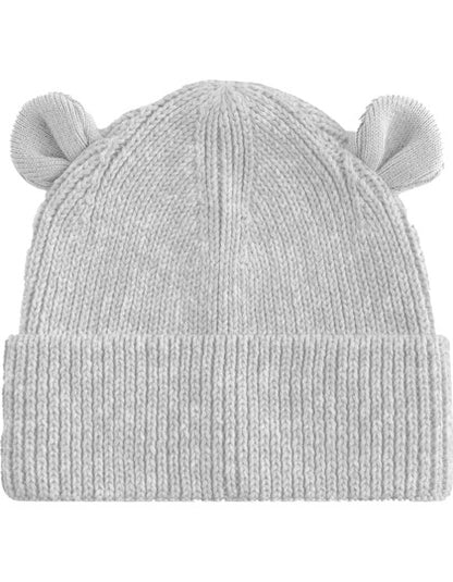 Baby Organic Cotton Beanie mit Ohren in div. Farben