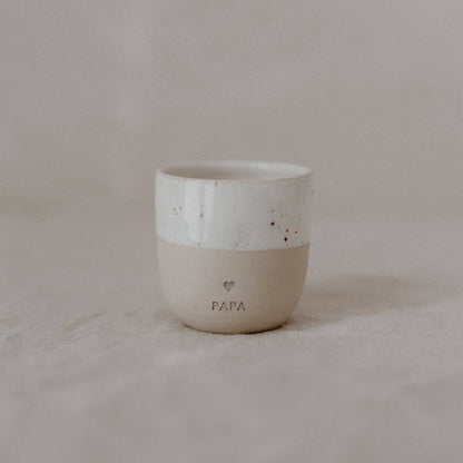 Espresso Becher Papa Eulenschnitt