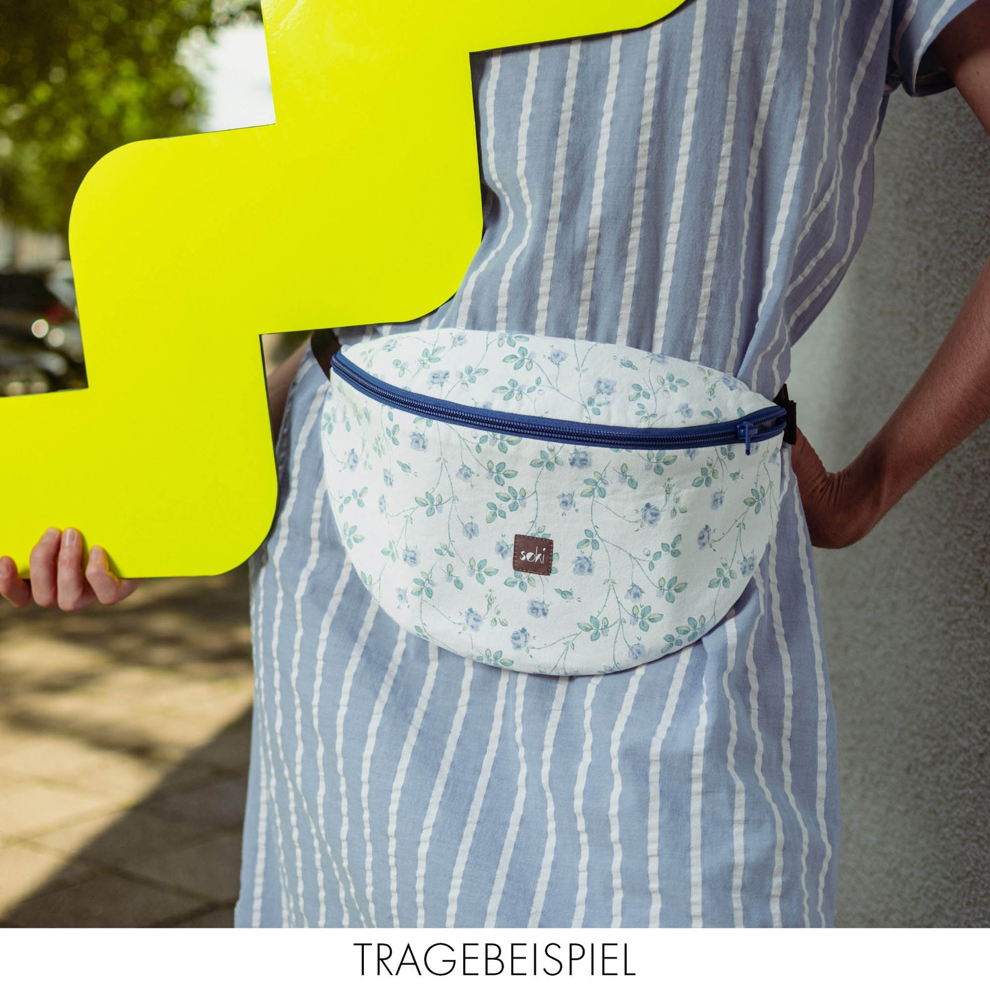 Nachhaltige Upcycling Hip Bag - Made in Germany