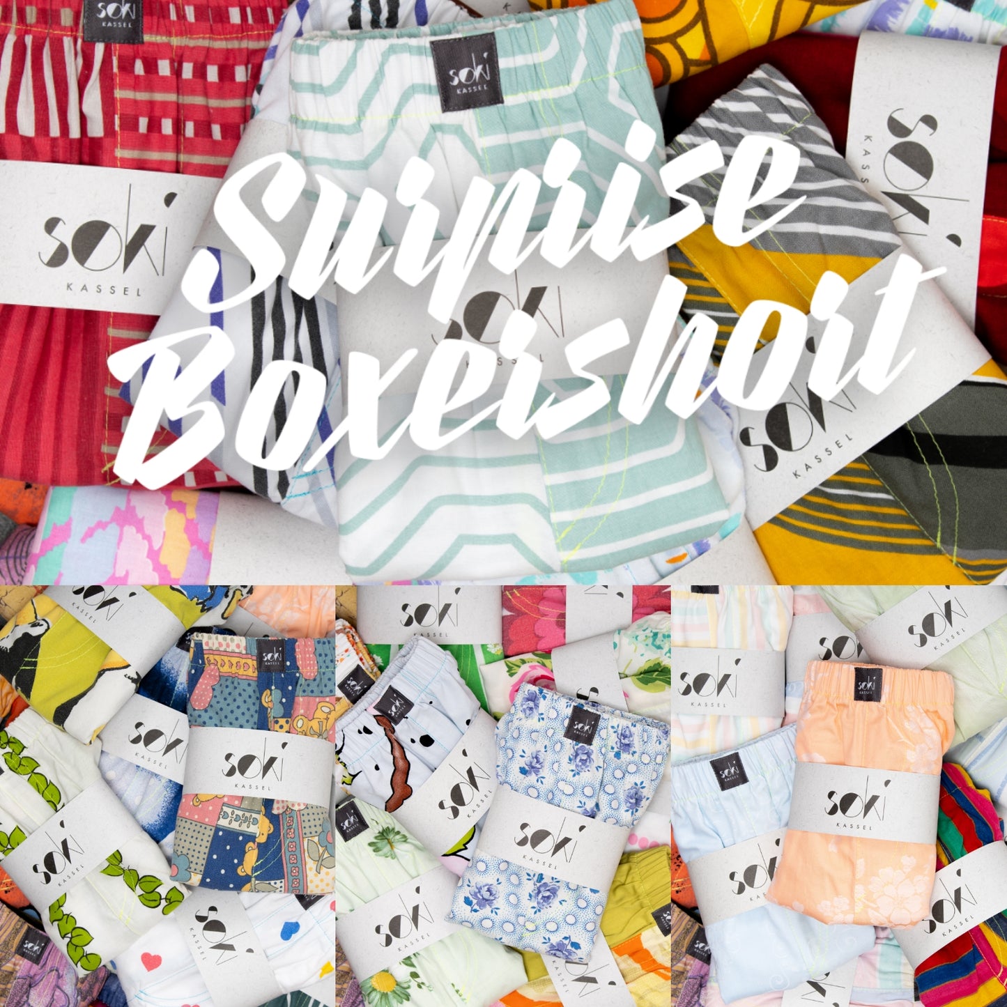 Nachhaltige Surprise Boxershorts aus Omi's alter Bettwäsche - Made in Germany