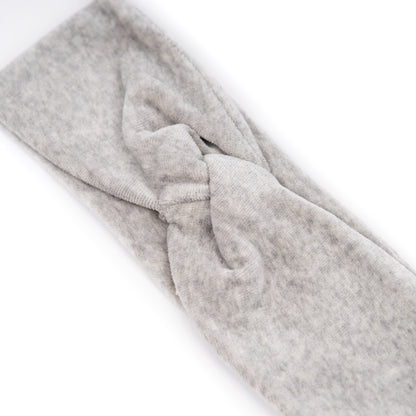 Nachhaltiges Stirnband grey aus Bio-Baumwolle - Made in Germany