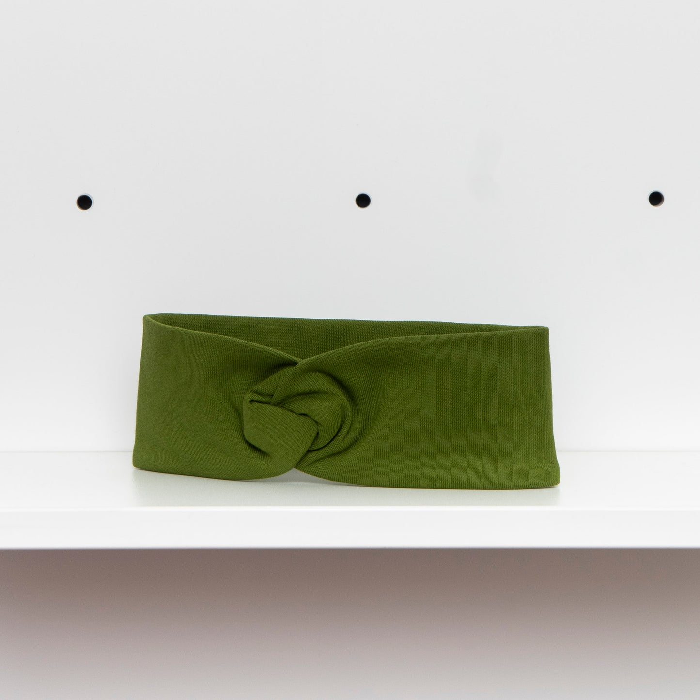 Nachhaltiges Stirnband Cedar Green aus Bio-Baumwoll Sweat - Made in Germany