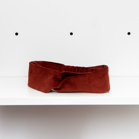 Nachhaltiges Stirnband Henna aus Bio-Baumwollcord - Made in Germany