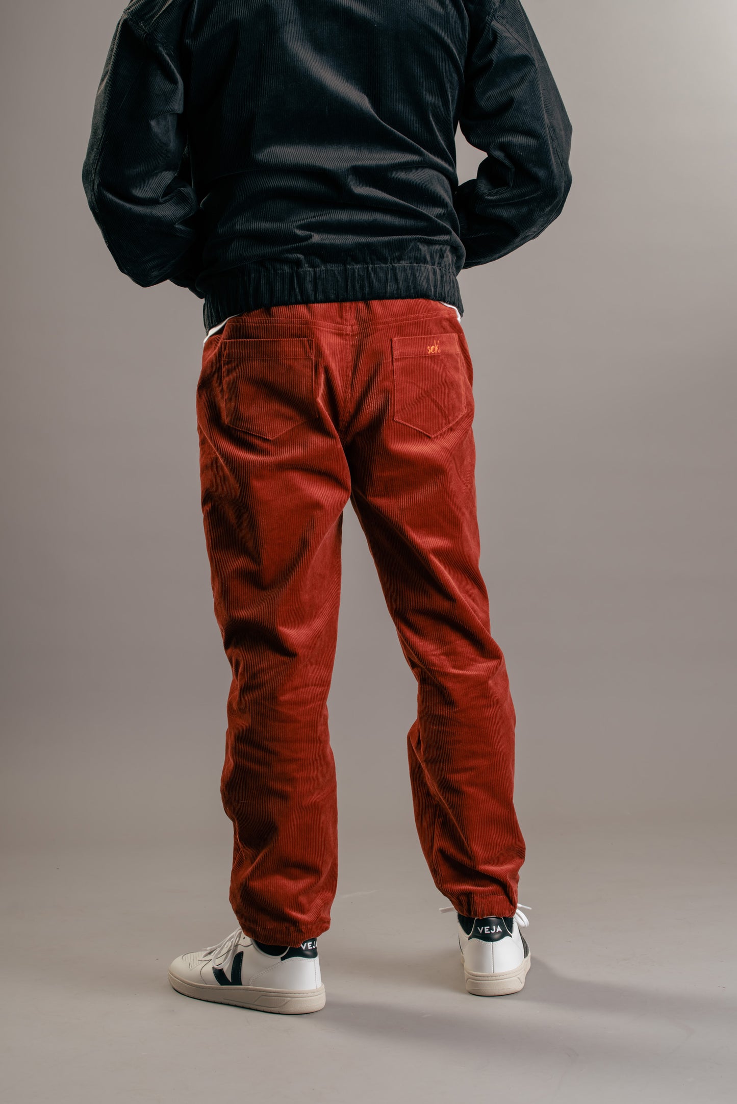 Unisex Genua Cord Pants - Henna Red - Made in Germany